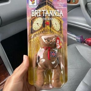 TY Britannia Beanie Baby no Errors.  1 of 4,000.